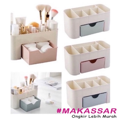 RAK KOSMETIK MINIMALIS / Mini Cosmetic Storage Drawer / Kotak Penyimpanan Makeup Organizer / Rak Kosmetik Murah