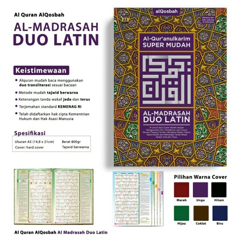 ALQURAN AL MADRASAH DUO LATIN A5