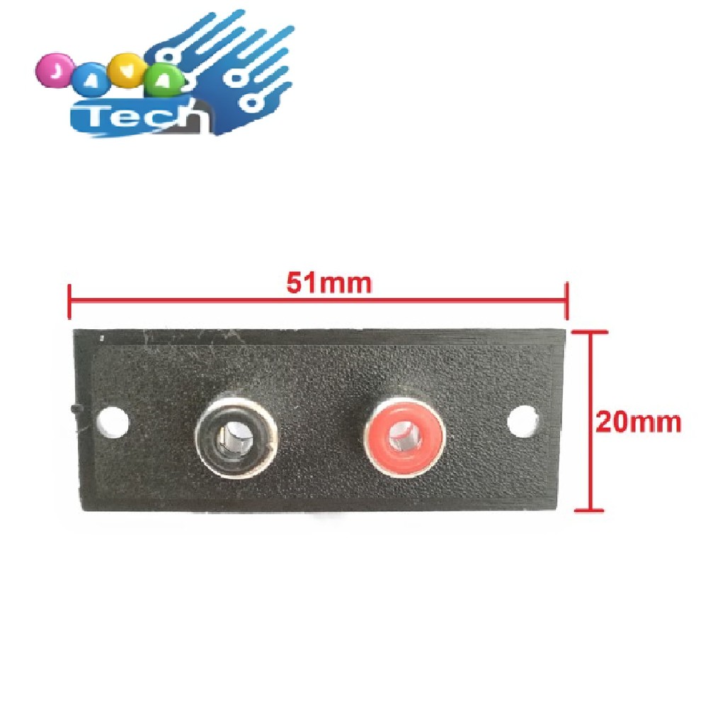 Soket Audio RCA Stereo 2 Channel Terminal RCA 2pin