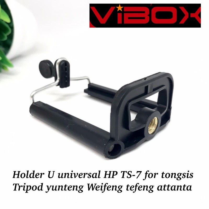 promo holder U vibox ts7 untuk tripod tongsis selfie premim u