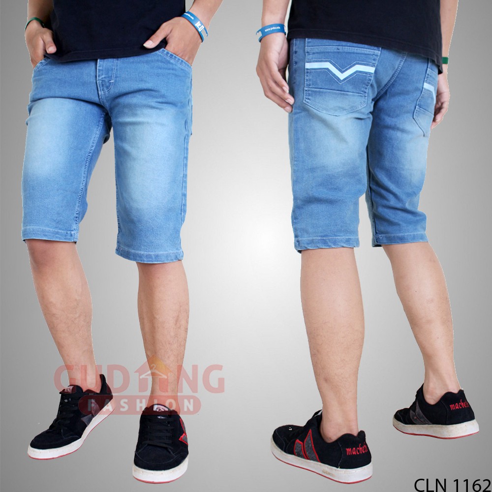 Celana Jeans Pria Terbaru Pendek Casual Santai - CLN 1162