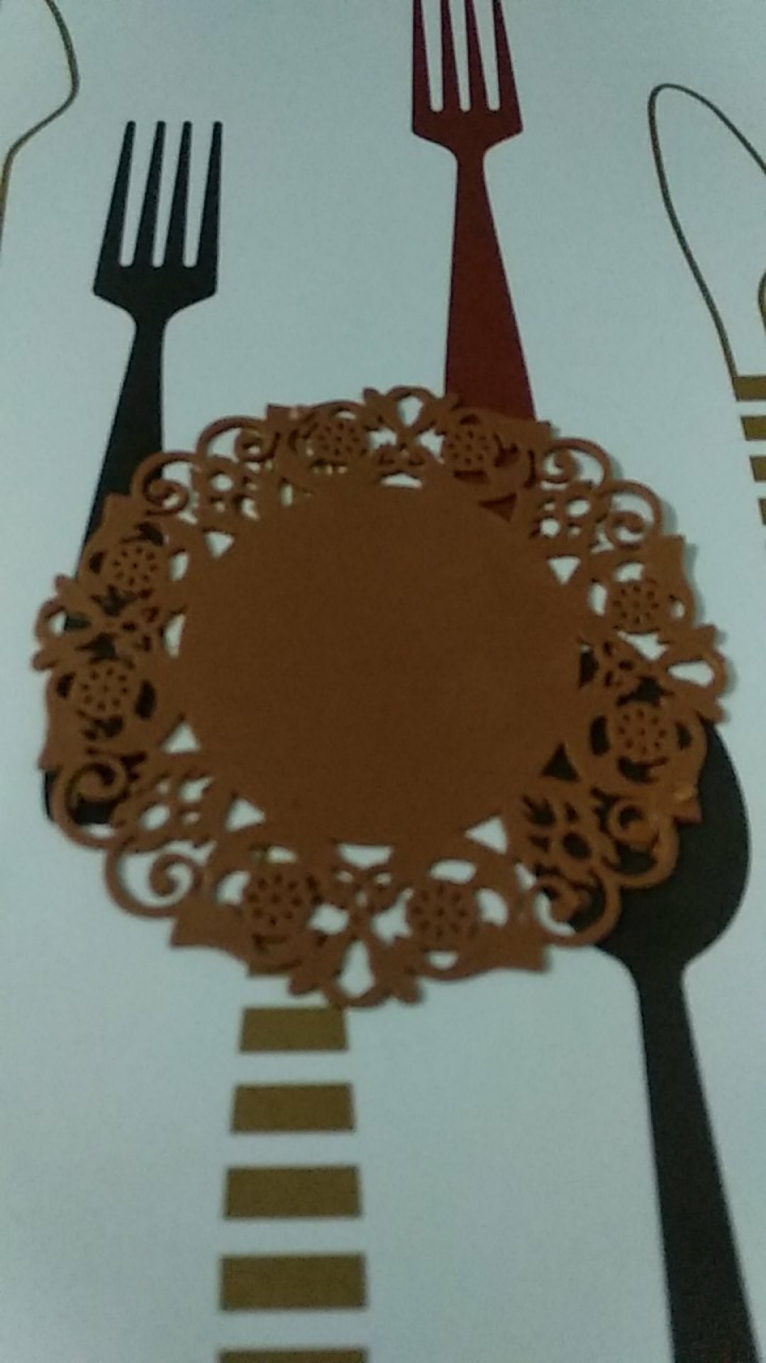 Tatakan Gelas Piring Silikon Model Renda Floral