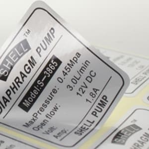 

A81Duya Sticker Stiker Silver Matt Doff, Print And Cut Label As71S0D