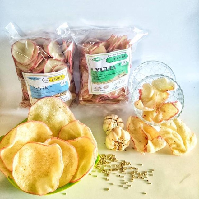 

KERUPUK BUMBU DAN KERUPUK IKAN BELIDA