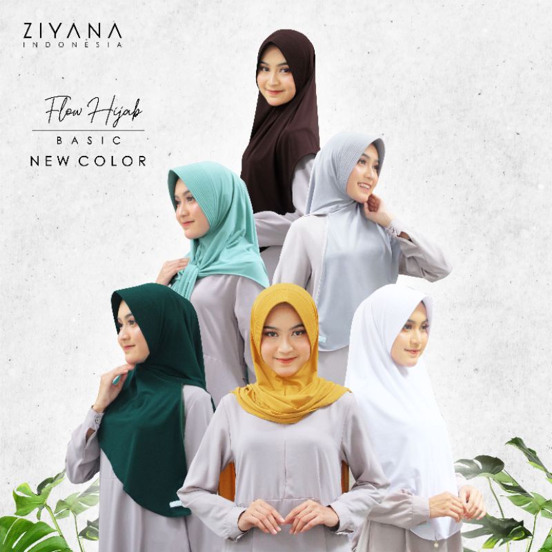 HIJAB - FLOW HIJAB BASIC - ZIYANA HIJAB