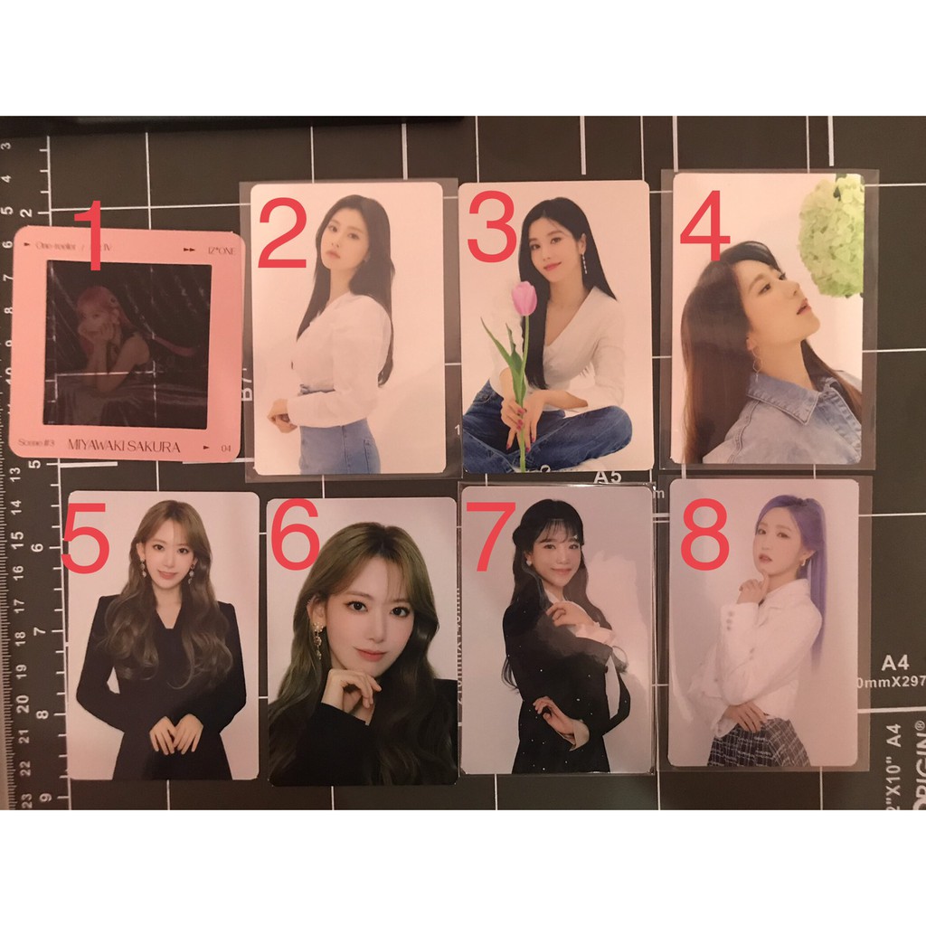 TC Trading Card IZONE OTS One Reeler Photofilm PF Scene 3 Sakura Hyewon Eunbi Chaeyeon Hitomi