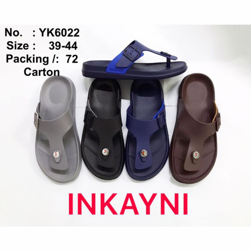 Sandal Pria &amp; Wanita Dewasa Inkayni YK 6022 | Sandal Kasual | Termurah | Promo