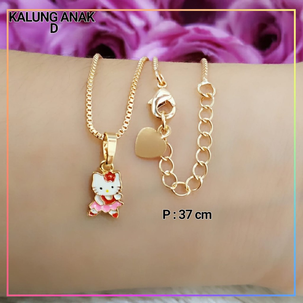 Kalung xuping kalung anak karakter lucu lapis emas gold H131