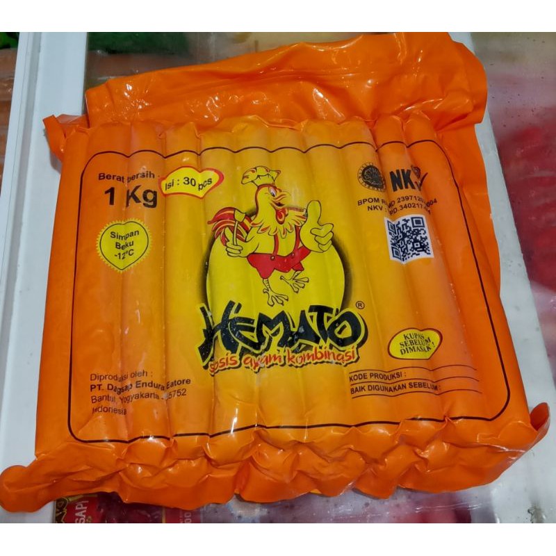 

Hemato Sosis Ayam 30's 1kg