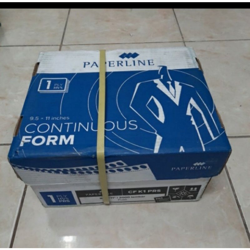 

kertas Continuous Form Paperline 9 1/2 x 11/ 1ply/2000 sheet/harga perdus