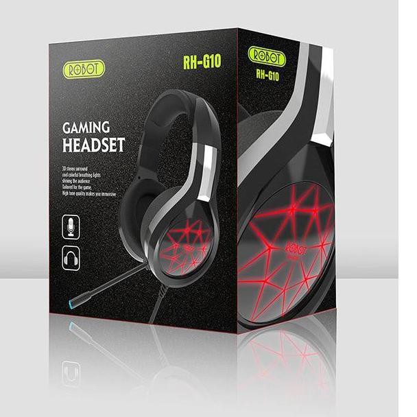 Trend-Headset Gaming ROBOT RH-G10 With Microphone And LED FREE SPLITER