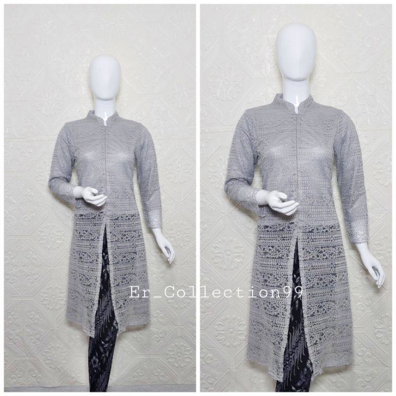 Kebaya Tunik / Kebaya Brokat / Kebaya Modern / Setelan Kebaya Brokat / Kebaya Pengantin-2