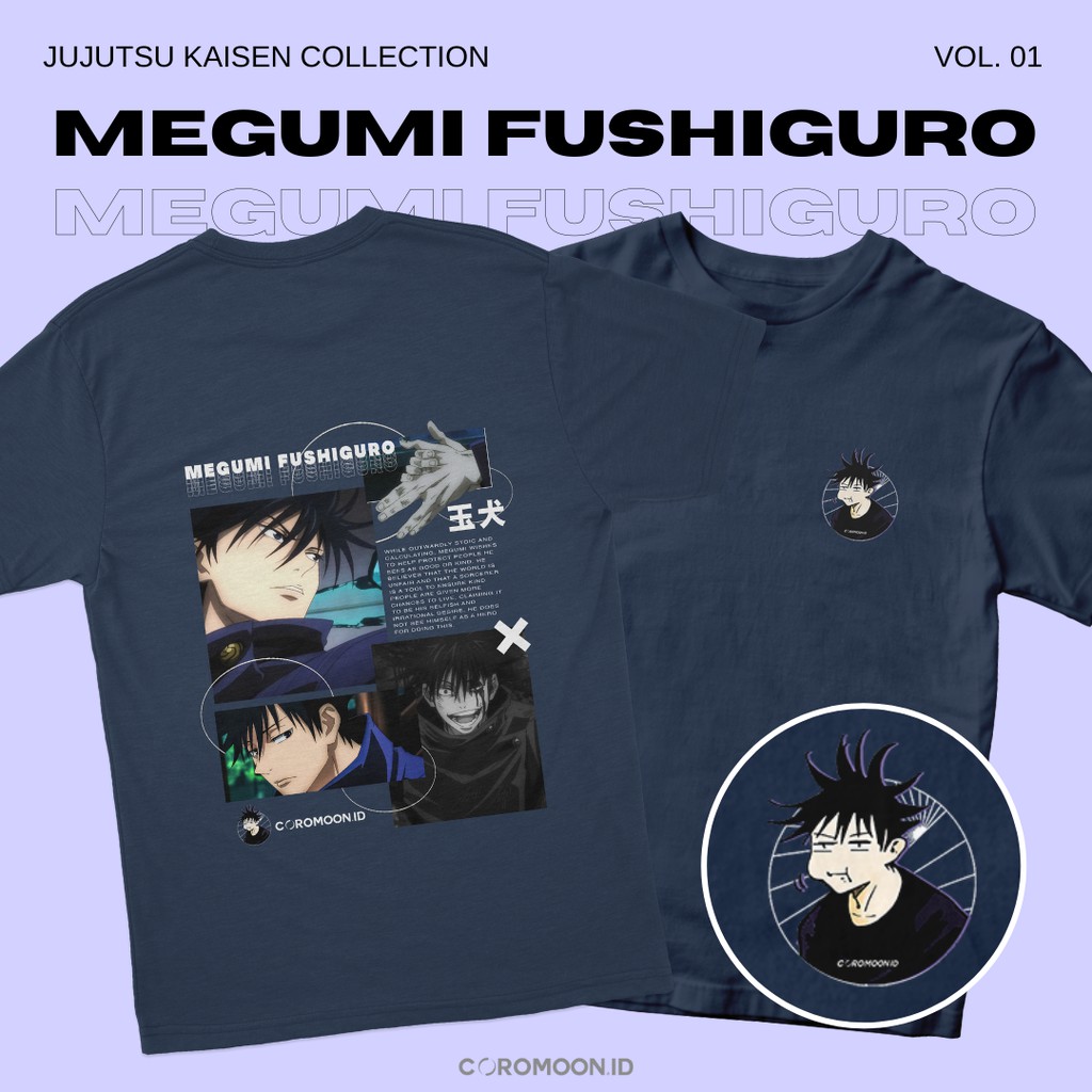 MEGUMI FUSHIGURO - Kaos Jujutsu Kaisen