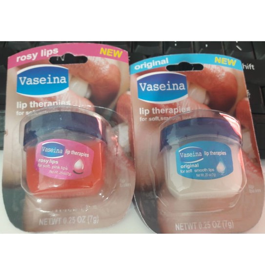 MURAH Vaseline / Vaseina Lip Therapy Skin Jelly 7gr ...