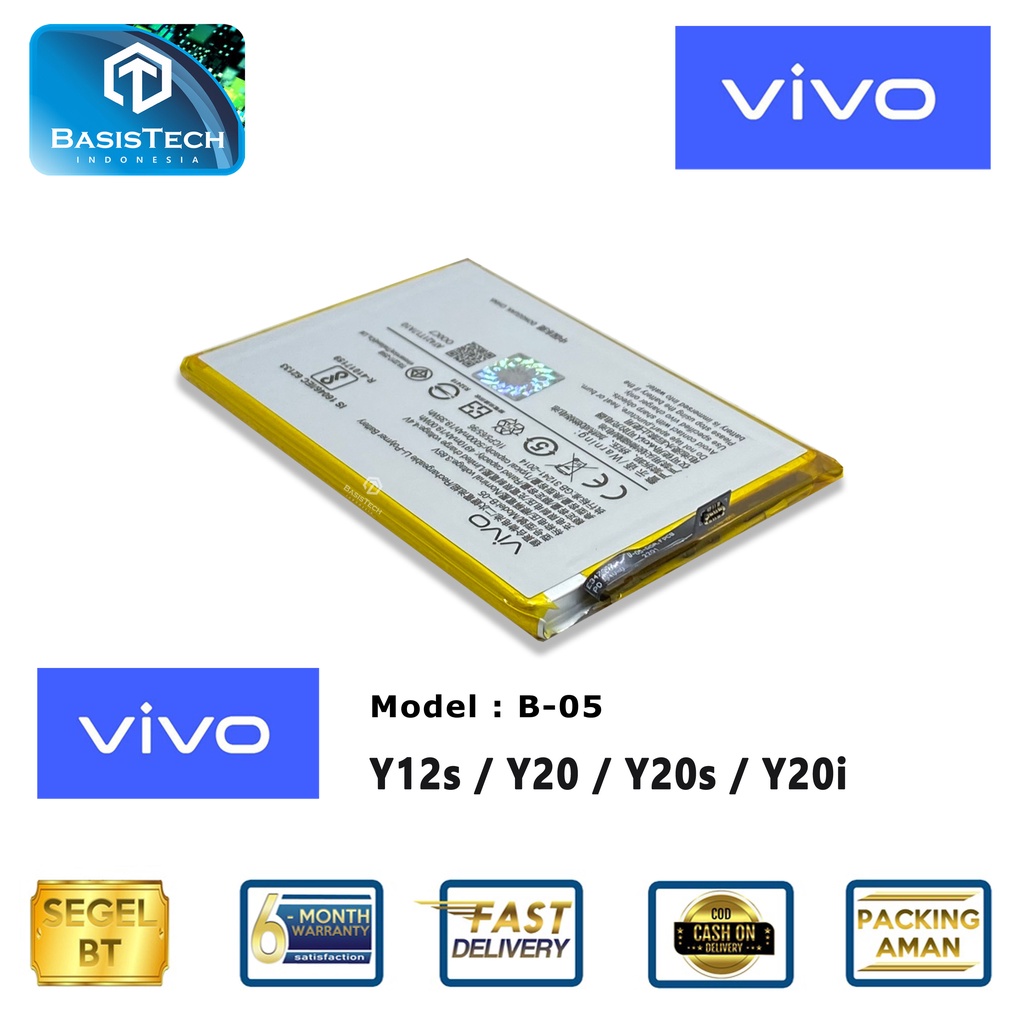 BATERAI VIVO Y12s - Y20 - Y20s - Y20i - B-05 - ORI99 - GOOD QUALITY