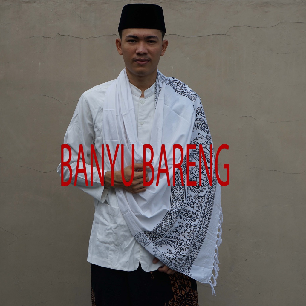 sorban panjang premium kashmiri shawl full bordir wool