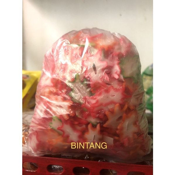 Aneka kerupuk mentah kerupuk goreng