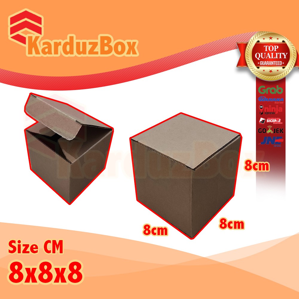 

8x8x8 kotak Kardus Packaging Box PIZZA