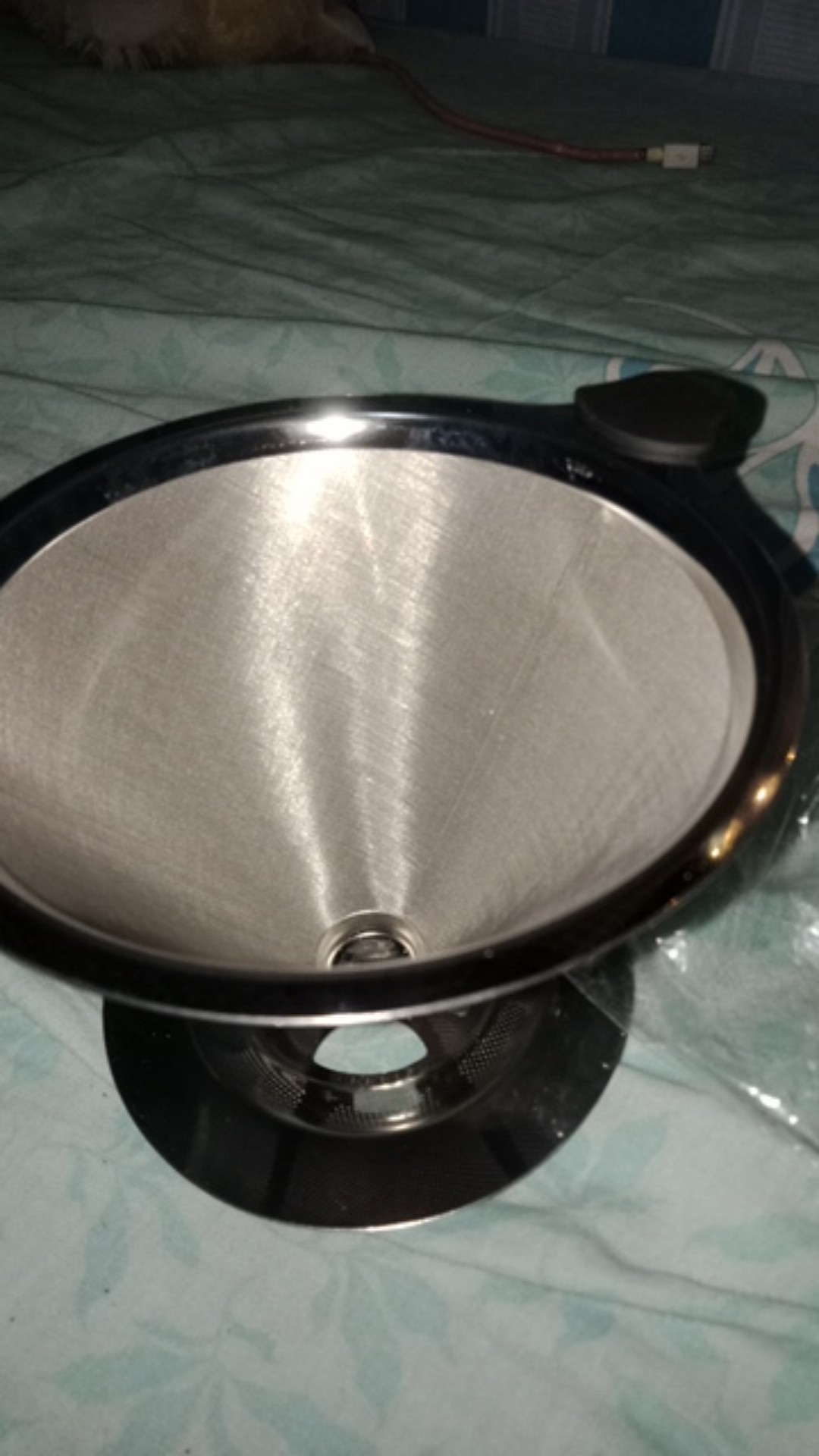 V60 Coffee Dripper Filter Stainless Steel Double Layer