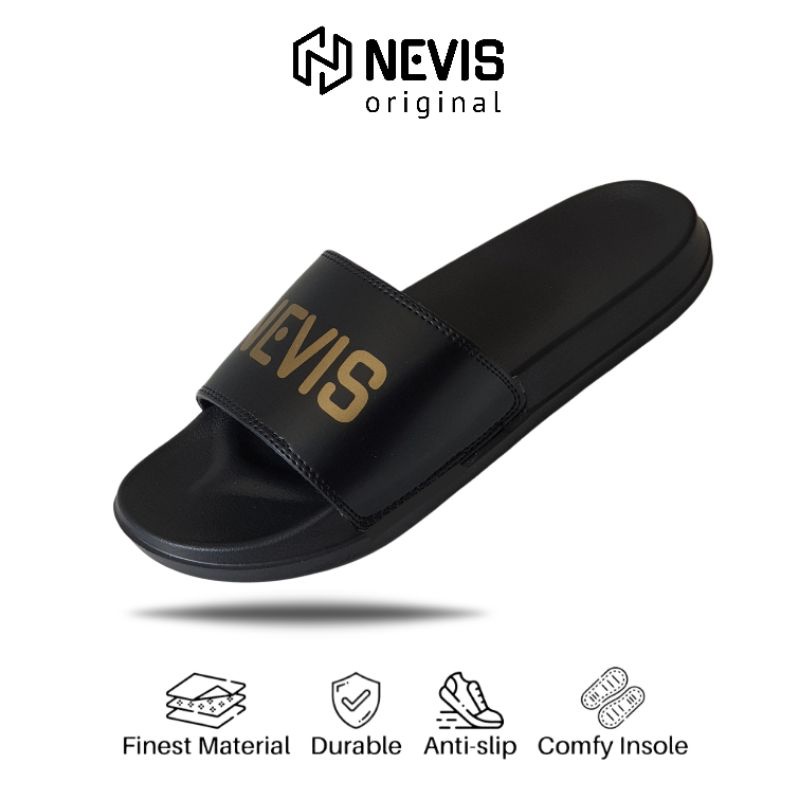 Sandal Selop Pria Casual Nevis Nvs 61 Sendal Cowok Slip On Slide Ringan Anti Licin