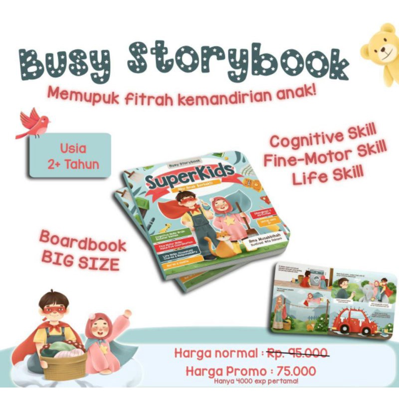 Busy StoryBook Superkids/ Buku Aktivitas