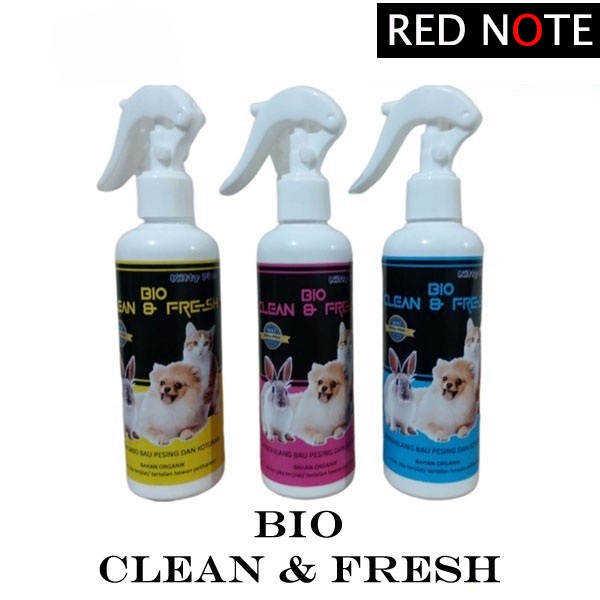 Kitty Plus Bio Clean &amp; Fresh Penghilang Bau Pesing &amp; Kotoran Hewan 250ml