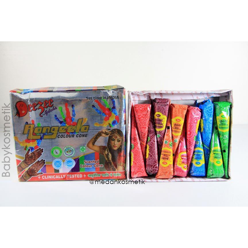 

Golecha Rangeela Henna Colour Cone (Per Pc)