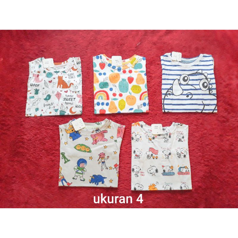 kaos printing tee merk loopie kids