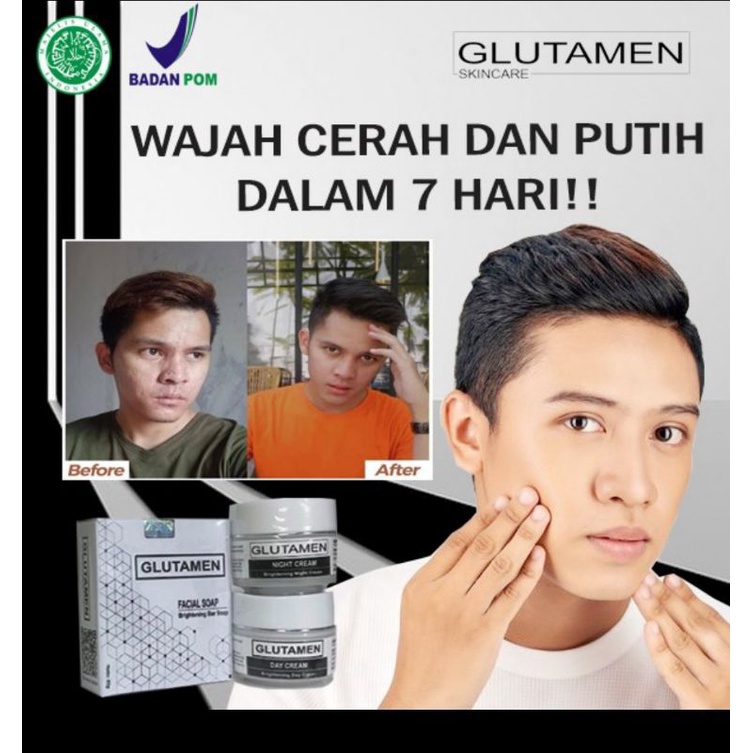 glutamen skincare pria