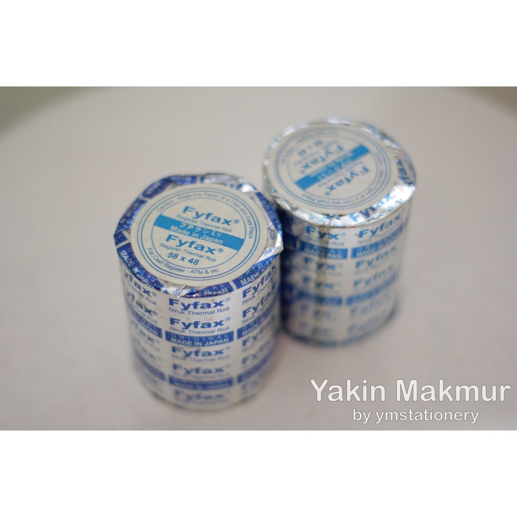 

KERTAS STRUK FYFAX (SATUAN / ROLL)