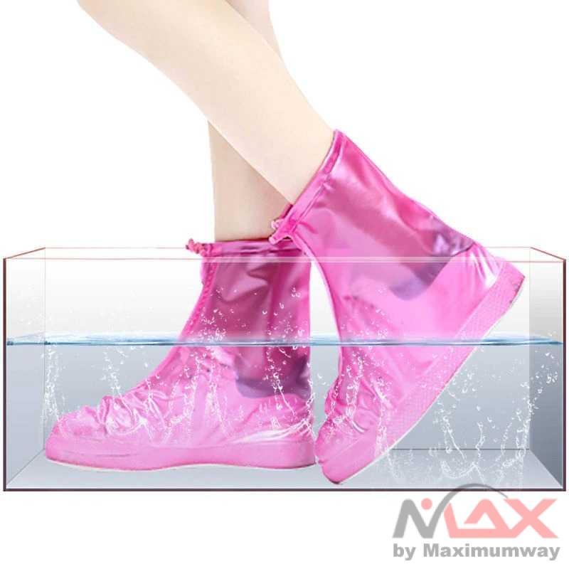 Favolook raincover shoes / jas hujan sepatu / mantel hujan sepatu / raincover sepatu murah / cover shoes sepatu Cover Hujan Sepatu Reusable Rain Boot Cover - FV031 Warna Transparan