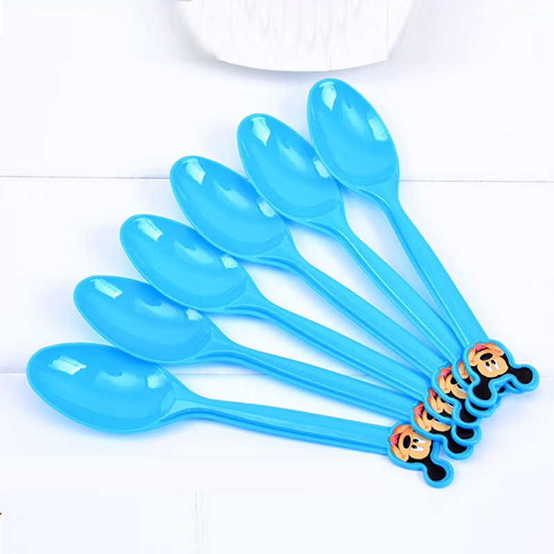 1 PACK ISI 6 perlengkapan makan pesta sendok ulangtahun party spoon birthday (4F5) hpa044