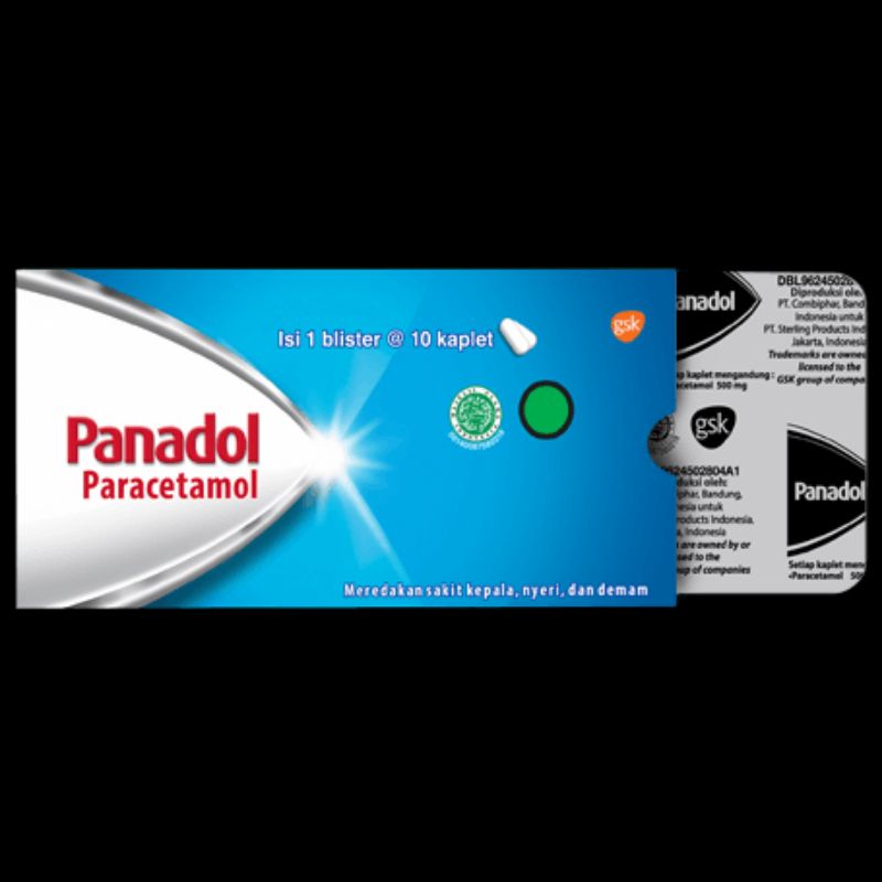 Panadol Paracetamol 500 mg @10 kaplet