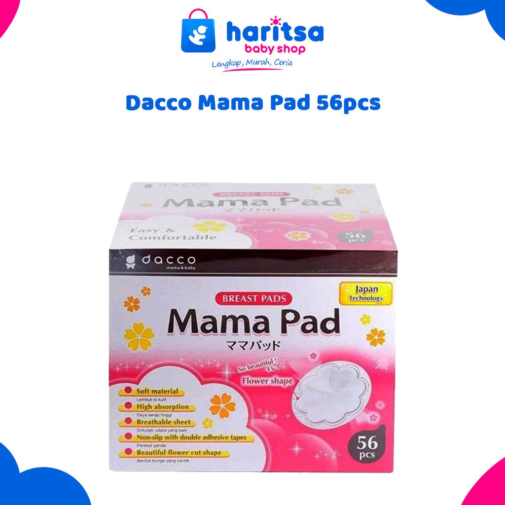 Dacco Mama Pad Flower Breast Pad 56 Pcs
