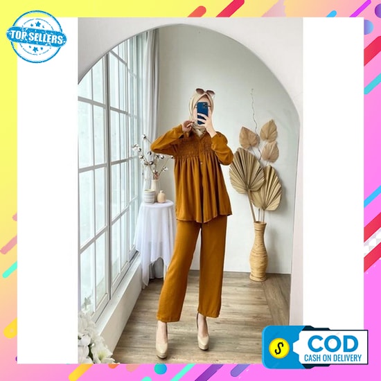 One Set Rok Rajut Terbaru / Setelan Wanita Muslim Rajut Tebal Premium / Setcel Rok Rajut Wanita Mode