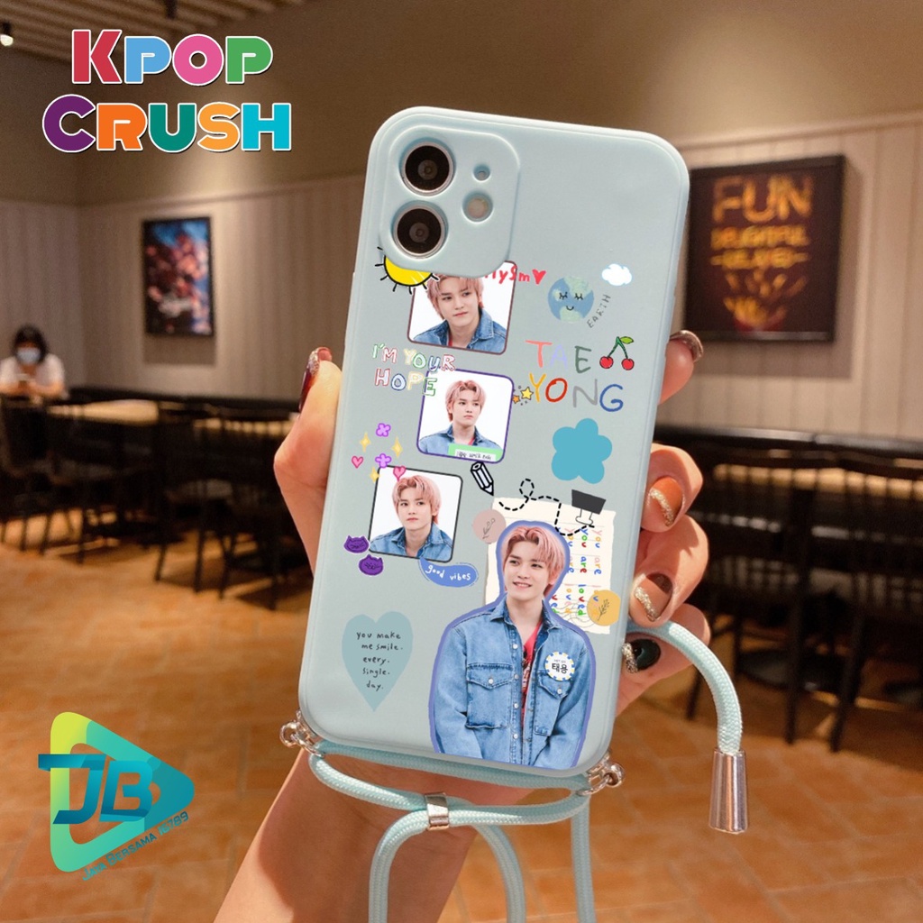 SOFTCASE SILIKON SLINGCASE TALI LANYARD STRAP PHONE MACARON PELINDUNG KAMERA KPOP CRUSH OPPO VIVO SAMSUNG XIAOMI REALME IPHONE ALL TYPE JB5531