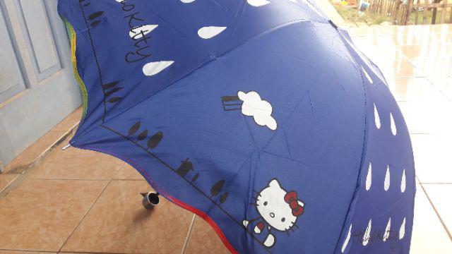 Payung Lipat Motif Hello Kitty Kuat Kokoh Anti Uv Nagoya Nf-417