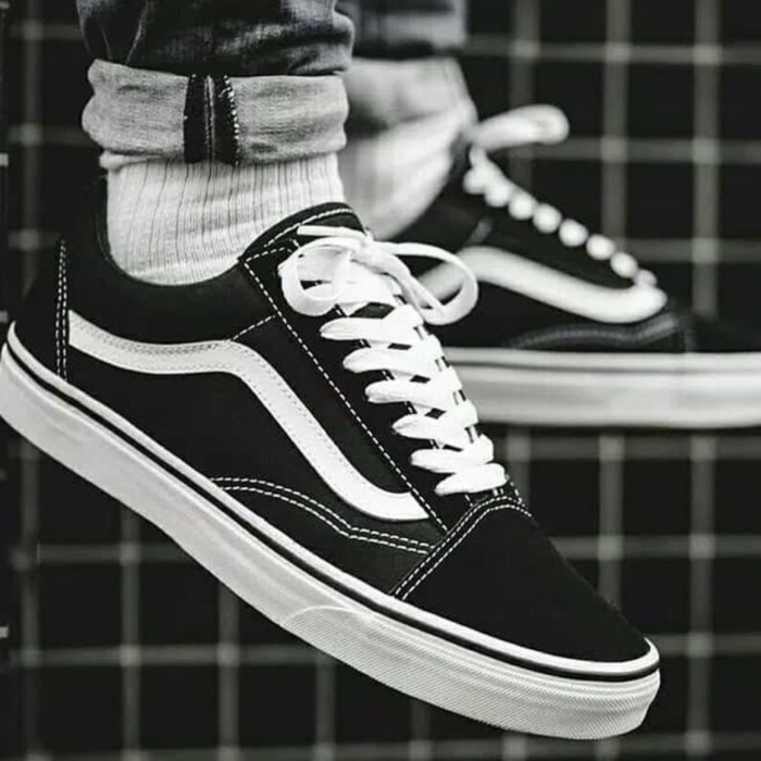 telaris     Vans Oldskool Black White / Vans Old Skool Black White Premium  ⠀⠀⠀⠀⠀