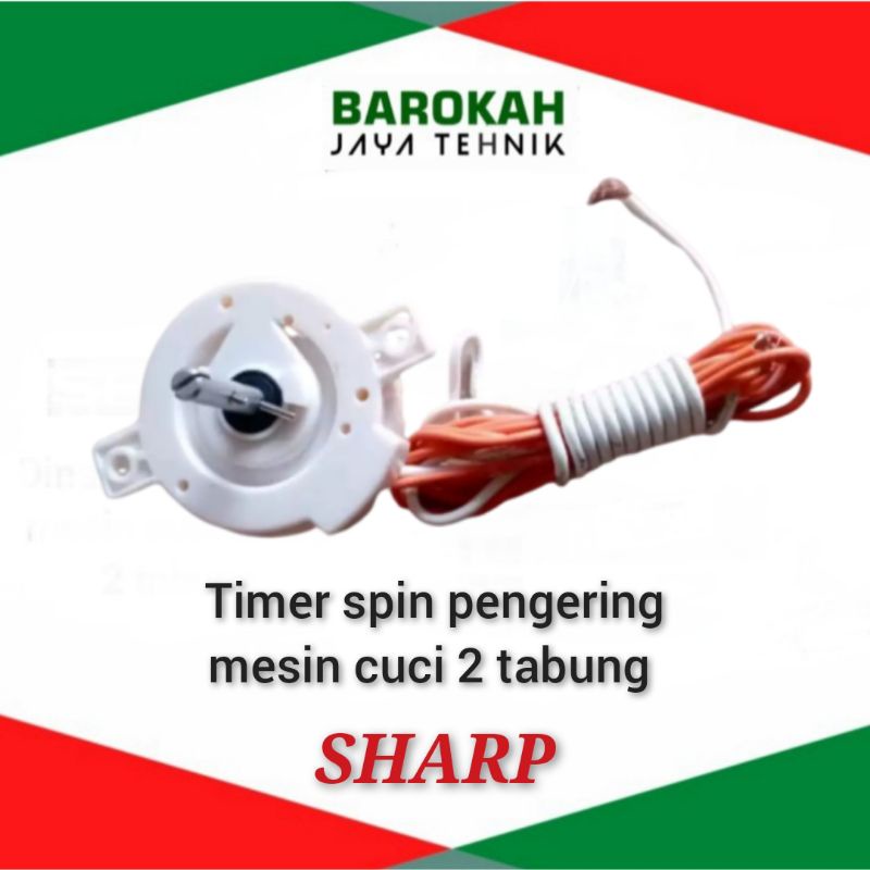 Timer spin mesin cuci SHARP dua tabung / timer pengering