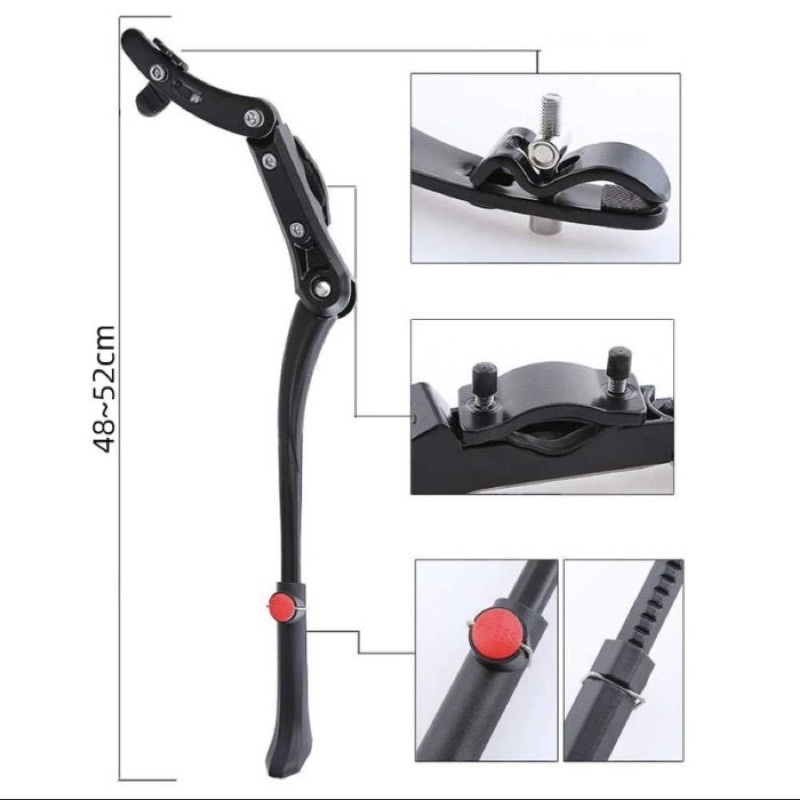 Standar Samping Sepeda Bicycle Kickstand 48-52 cm H-14