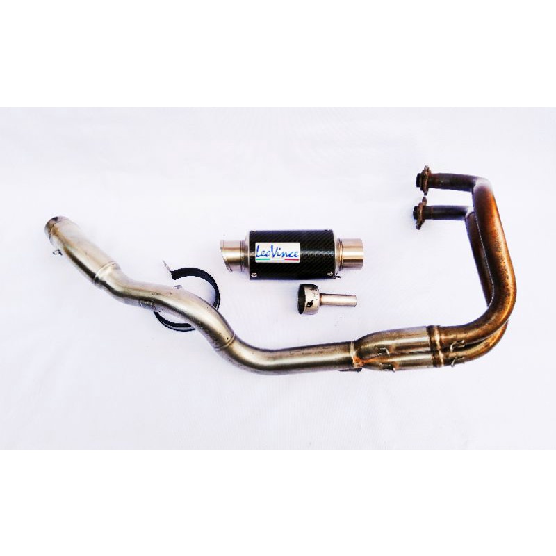 Knalpot Leovince gp corsa short fullsytem Z250 ninja250fiold