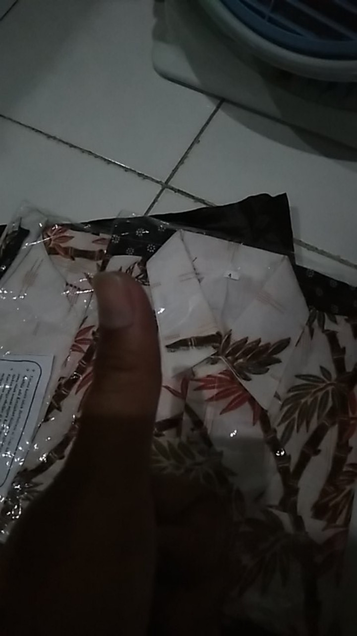 Aska Couple, Batik Couple Keluarga Motif Bambu Putih Terbaru