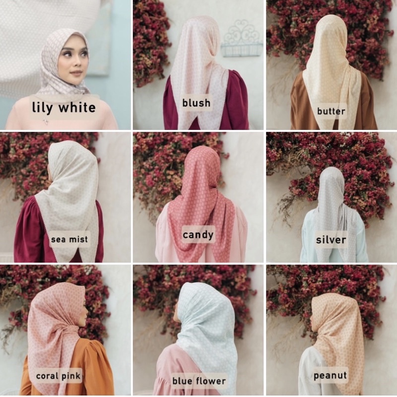 WEARING KLAMBY - MONOGRAM SCARF