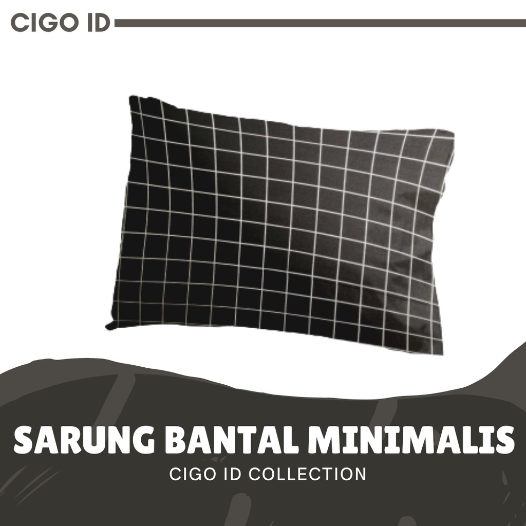 SARUNG BANTAL &amp; GULING MOTIF MINIMALIS PREMIUM SARBAN 45x65 SARGUL 35x95