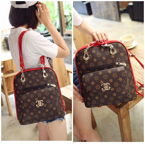 SQR2940 TAS CHANEL TAS SELEMPANG + RANSEL BRANDED TAS IMPORT BAG MURAH TAS CANTIK TAS WANITA R