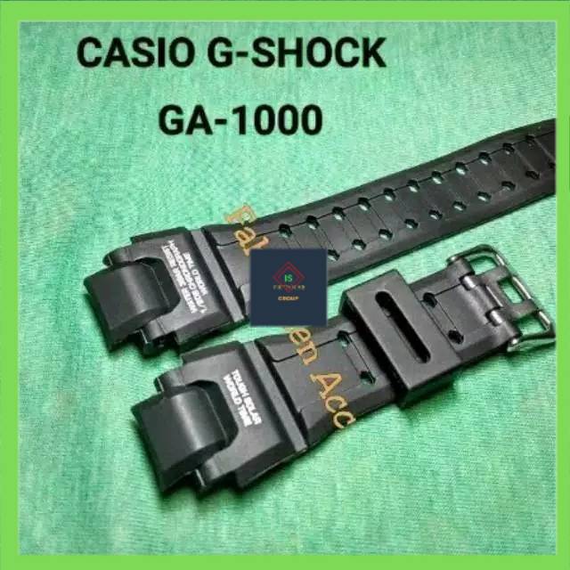 TALI JAM CASIO G-SHOCK GA 1000 GA-1000 RUBBER STRAP CASIO G-SHOCK GA1000 STRAP CASIO GA1000