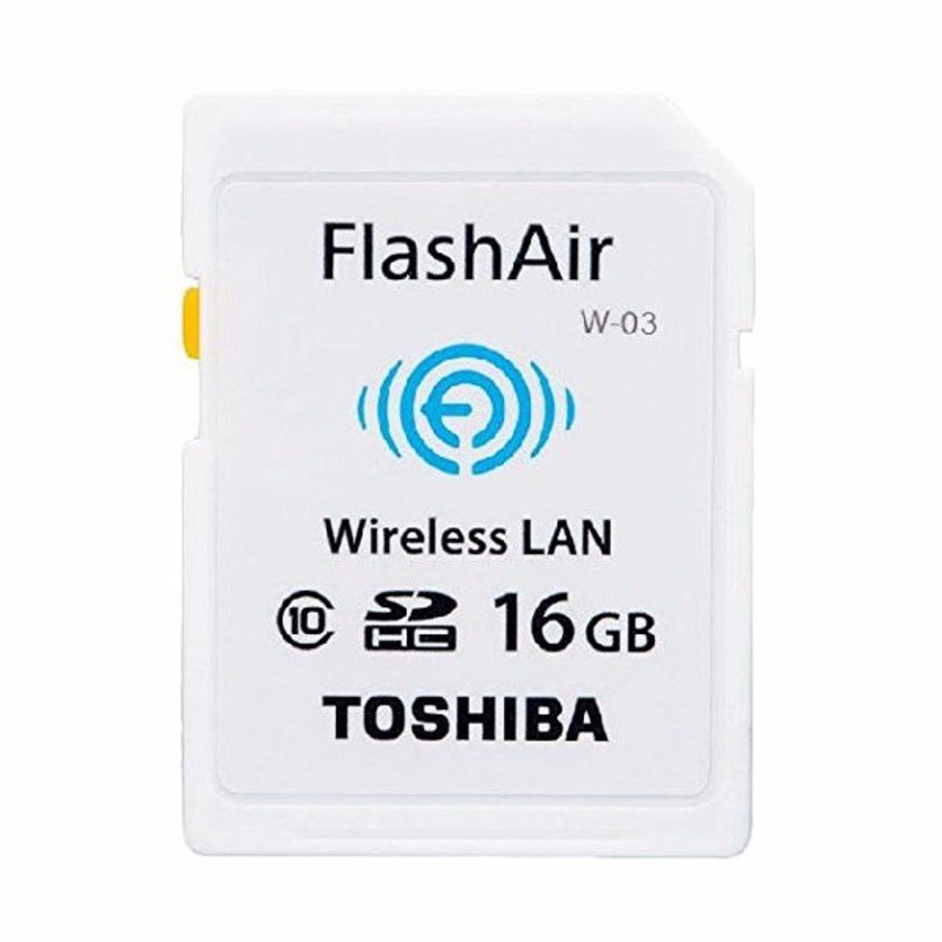 Toshiba Flash Air MicroSDHC 16 GB Class 10 - Putih