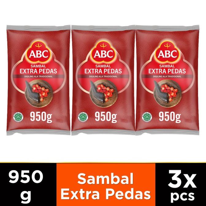 

ABC Saus Sambal Extra Pedas 950 g Multi Pack 3 pcs
