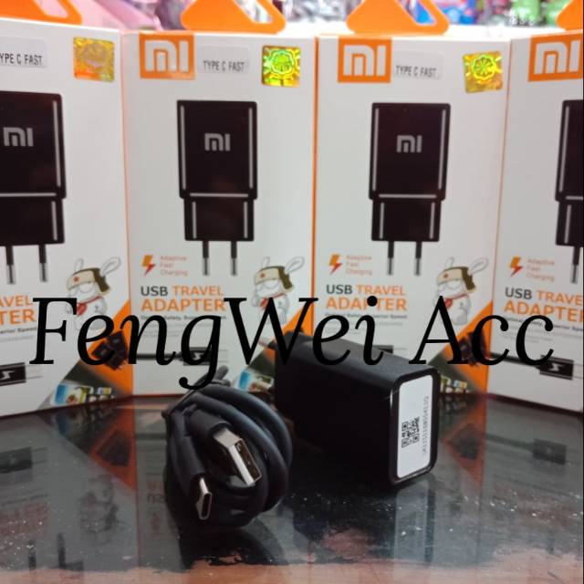 Charger Xiaomi Type-C Casan Redmi Type C TC Xiaomi Tipe C Original