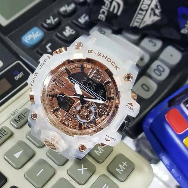 Jam Tangan Gshock GWG1000 Water Resist Renang - Transparan Coklat